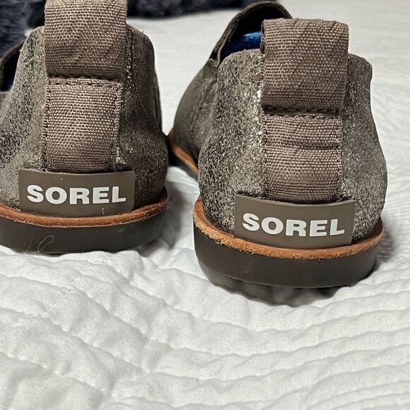 NWOT Sorel Ella Slip-On Ash Brown 6.5 - Picture 5 of 10